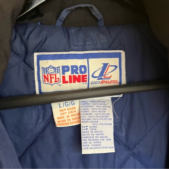 VINTAGE DALLAS COWBOYS Men’s NFL Pro Line Puffer Winter Jacket Coat Size LARGE - Picture 5 of 6